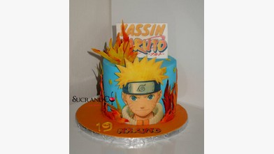 Impression alimentaire gâteau Naruto imprimé photo comestible pas cher