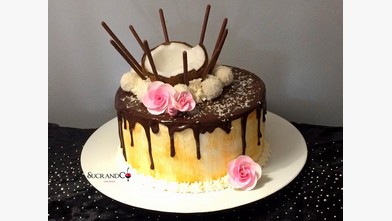 Gâteau d'anniversaire paris layer cake raffaello coco